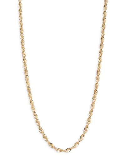 Saks Fifth Avenue Made In Italy Women's 14k Yellow Gold Curb Chain Necklace