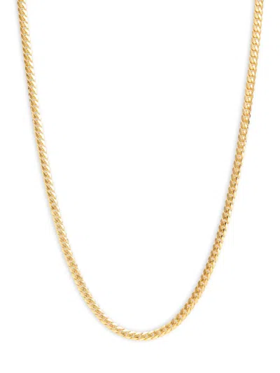 Saks Fifth Avenue Made In Italy Women's 14k Yellow Gold Curb Chain Necklace/18"