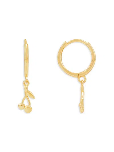 Saks Fifth Avenue Made In Italy Women's 14k Yellow Gold Dangle Cherry Drop Earrings