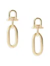 SAKS FIFTH AVENUE MADE IN ITALY WOMEN'S 14K YELLOW GOLD DOOR KNOCKER DROP EARRINGS