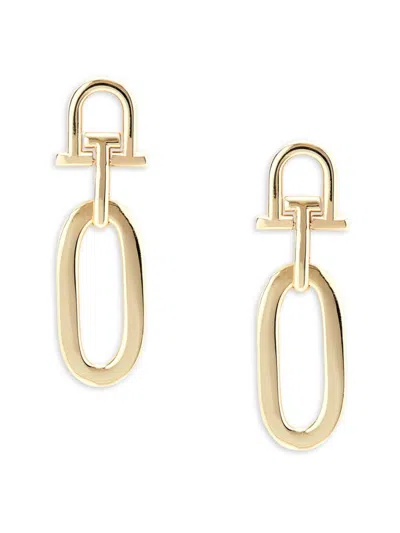 Saks Fifth Avenue Made In Italy Women's 14k Yellow Gold Door Knocker Drop Earrings