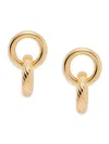 Saks Fifth Avenue Made In Italy Women's 14k Yellow Gold Drop Earrings In Yellow Gold