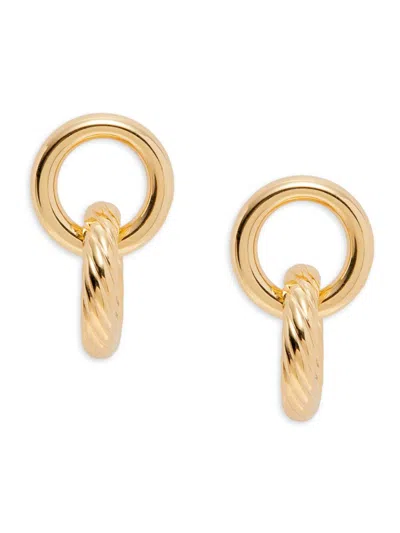 Saks Fifth Avenue Made In Italy Women's 14k Yellow Gold Drop Earrings