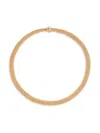 SAKS FIFTH AVENUE MADE IN ITALY WOMEN'S 14K YELLOW GOLD GRAIN OF RICE CHAIN NECKLACE/17''