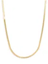 Saks Fifth Avenue Made In Italy Women's 14k Yellow Gold Herringbone Chain Necklace In Yellow Gold