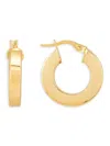 Saks Fifth Avenue Made In Italy Women's 14k Yellow Gold Huggie Earrings In Yellow Gold