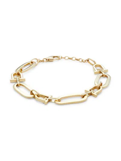 Saks Fifth Avenue Made In Italy Women's 14k Yellow Gold Link Bracelet