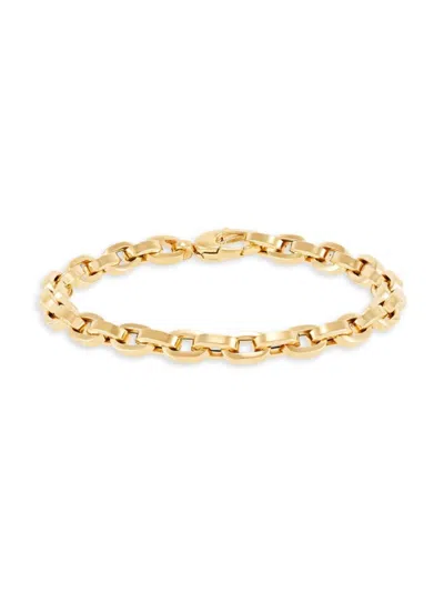 Saks Fifth Avenue Made In Italy Women's 14k Yellow Gold Link Bracelet