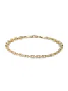 Saks Fifth Avenue Made In Italy Women's 14k Yellow Gold Link Bracelet In Gold