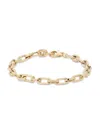 Saks Fifth Avenue Made In Italy Women's 14k Yellow Gold Link Bracelet In Gold