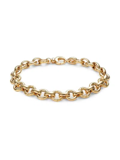 Saks Fifth Avenue Made In Italy Women's 14k Yellow Gold Link Chain Bracelet