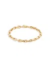 SAKS FIFTH AVENUE MADE IN ITALY WOMEN'S 14K YELLOW GOLD LINK CHAIN BRACELET