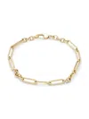 SAKS FIFTH AVENUE MADE IN ITALY WOMEN'S 14K YELLOW GOLD LINK CHAIN BRACELET