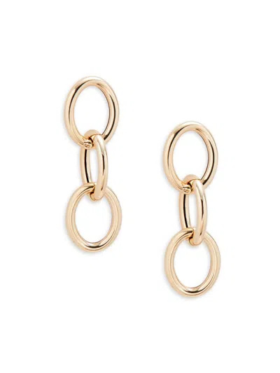 Saks Fifth Avenue Made In Italy Women's 14k Yellow Gold Link Drop Earrings