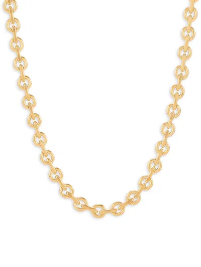 Saks Fifth Avenue Made In Italy Women's 14k Yellow Gold Link Necklace