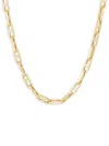 Saks Fifth Avenue Made In Italy Women's 14k Yellow Gold Mariner Chain Necklace/17" In Gold