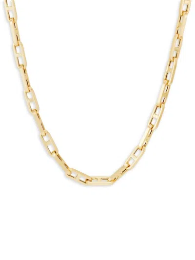 Saks Fifth Avenue Made In Italy Women's 14k Yellow Gold Mariner Chain Necklace/17"