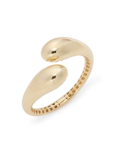 Saks Fifth Avenue Made In Italy Women's 14k Yellow Gold Open End Ring
