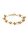 SAKS FIFTH AVENUE MADE IN ITALY WOMEN'S 14K YELLOW GOLD PAPERCLIP BRACELET