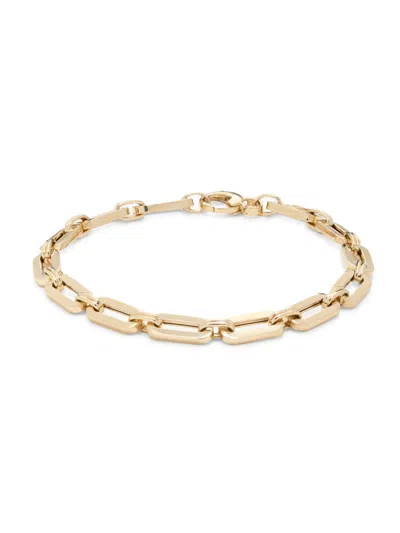 Saks Fifth Avenue Made In Italy Women's 14k Yellow Gold Chain Bracelet