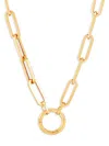 SAKS FIFTH AVENUE MADE IN ITALY WOMEN'S 14K YELLOW GOLD PAPERCLIP NECKLACE