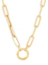 Saks Fifth Avenue Made In Italy Women's 14k Yellow Gold Paperclip Necklace In Yellow Gold