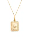 SAKS FIFTH AVENUE MADE IN ITALY WOMEN'S 14K YELLOW GOLD PENDANT NECKLACE