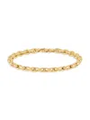 SAKS FIFTH AVENUE MADE IN ITALY WOMEN'S 14K YELLOW GOLD ROLO CHAIN BRACELET