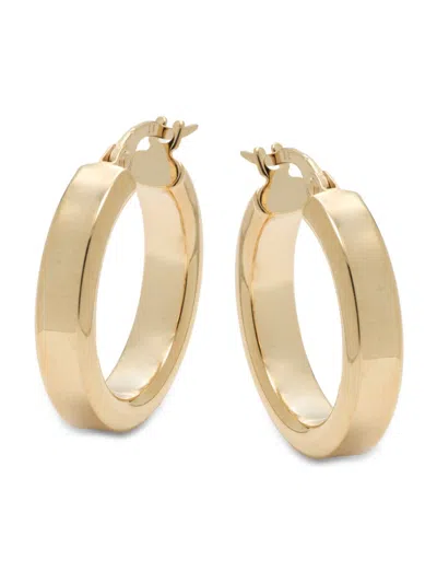 Saks Fifth Avenue Made In Italy Women's 14k Yellow Gold Round Hoop Earrings