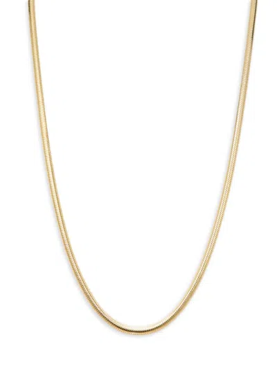Saks Fifth Avenue Made In Italy Women's 14k Yellow Gold Snake Necklace/18"