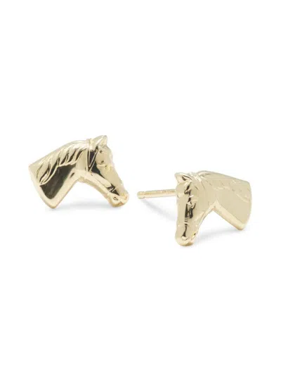 Saks Fifth Avenue Made In Italy Women's 14k Yellow Gold Stud Earrings