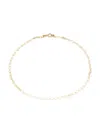 SAKS FIFTH AVENUE MADE IN ITALY WOMEN'S 14K YELLOW GOLD VALENTINO CHAIN ANKLE BRACELET