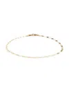 SAKS FIFTH AVENUE MADE IN ITALY WOMEN'S 14K YELLOW GOLD VALENTINO CHAIN BRACELET