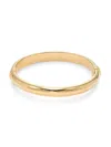 SAKS FIFTH AVENUE MADE IN ITALY WOMEN'S 18K GOLDPLATED STERLING SILVER BANGLE BRACELET