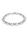 SAKS FIFTH AVENUE MADE IN ITALY WOMEN'S RHODIUM PLATED STERLING SILVER MARINER LINK BRACELET