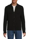 Saks Fifth Avenue Men's 100% Cashmere Classic-fit Cardigan In Black