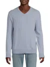 Saks Fifth Avenue Men's 100% Cashmere Classic-fit Sweater In Blue