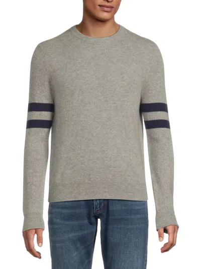 Saks Fifth Avenue Men's 100% Cashmere Classic-fit Sweater In Gray