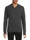 Saks Fifth Avenue Men's 100% Cashmere Contrast-tipping V-neck Sweater