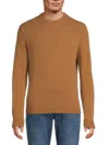 Saks Fifth Avenue Men's 100% Cashmere Crewneck Sweater In Yellow