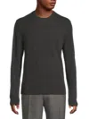 Saks Fifth Avenue Men's 100% Cashmere Crewneck Sweater In Gray