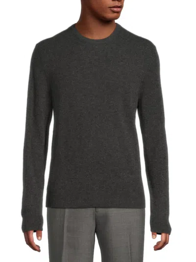 Saks Fifth Avenue Men's 100% Cashmere Crewneck Sweater In Gray