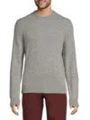Saks Fifth Avenue Men's 100% Cashmere Crewneck Sweater In Gray