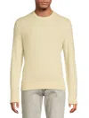 Saks Fifth Avenue Men's 100% Cashmere Crewneck Sweater In Neutral