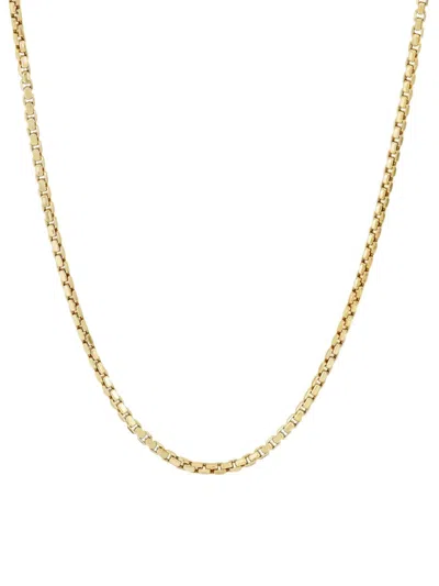 Saks Fifth Avenue Men's 14k Yellow Gold 22" Round Box Chain Necklace