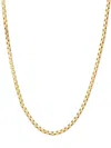 SAKS FIFTH AVENUE MEN'S 14K YELLOW GOLD 22" ROUND BOX CHAIN NECKLACE