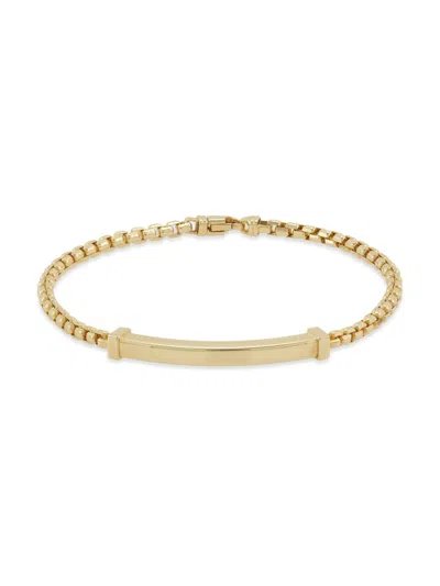 Saks Fifth Avenue Men's 14k Yellow Gold Id Bar Bracelet