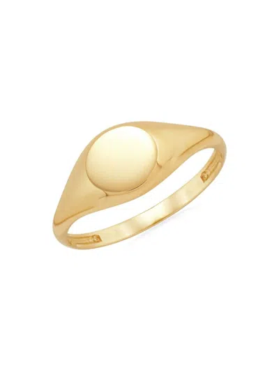Saks Fifth Avenue Men's 14k Yellow Gold Signet Ring