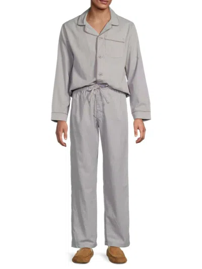 Saks Fifth Avenue Men's 2-piece Pajama Set In Grey