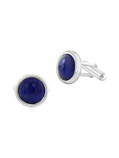Saks Fifth Avenue Men's 925 Sterling Silver & Lapis Lazuli Cufflinks